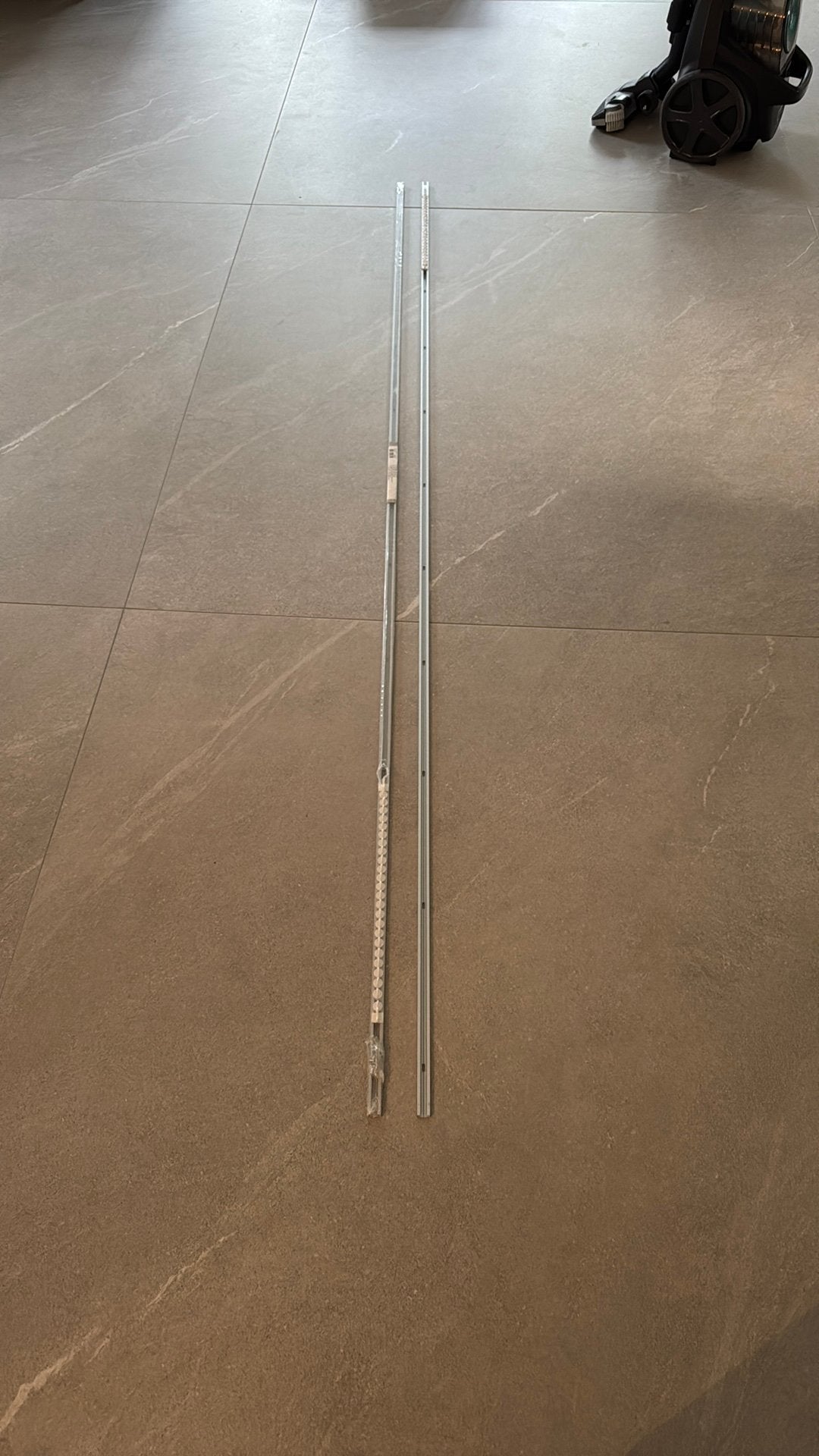 Gordijnrail 2x 2 meter nieuw, Ophalen of Verzenden, Zo goed als nieuw