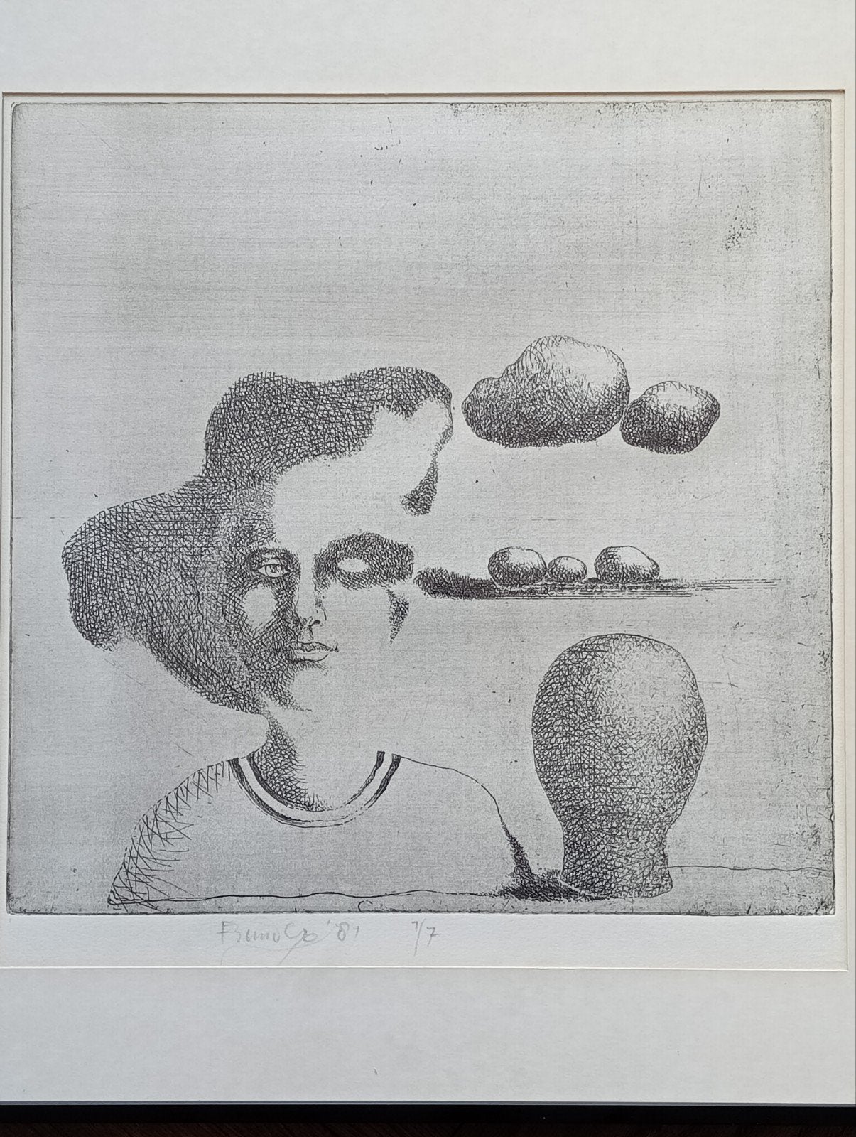 Ets Surrealisme 1981 oplage 7 stijl o.a.Roland Topor, Ophalen of Verzenden