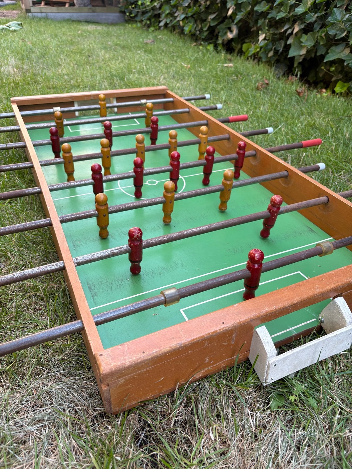 vintage Homas Sparta tafelvoetbalspel, Ophalen, Gebruikt