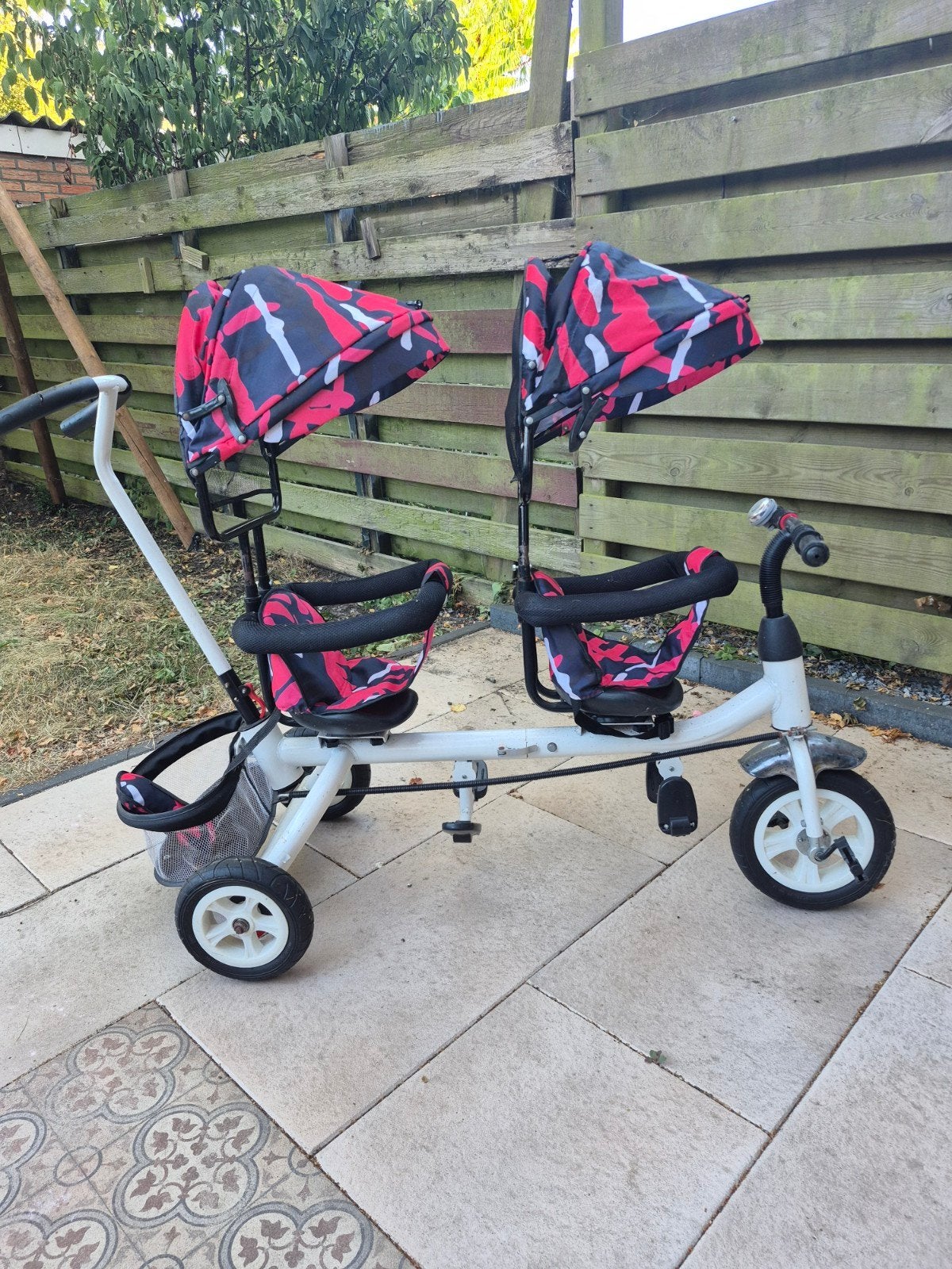 dubbele driewieler, Ophalen, Gebruikt, Kinderwagen of Buggy