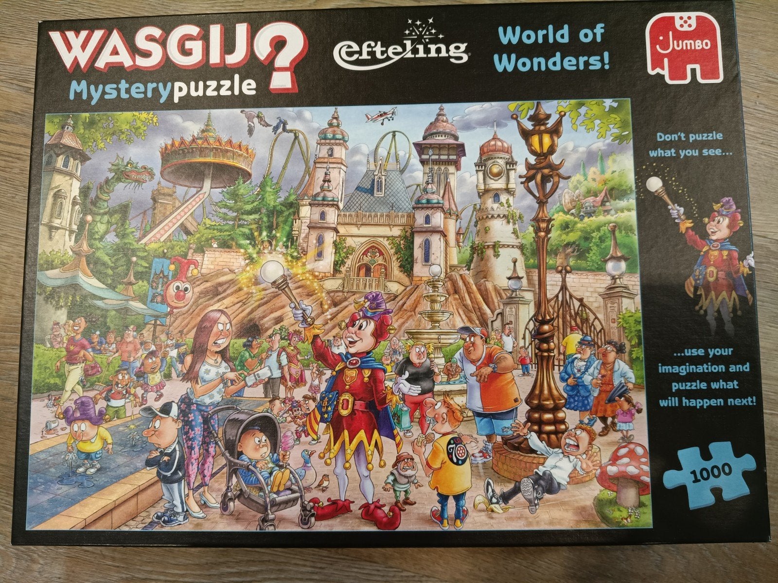 Wasgij Efteling World of Wonders 1000 stukjes, Ophalen of Verzenden, 500 t/m 1500 stukjes, Nieuw, Legpuzzel
