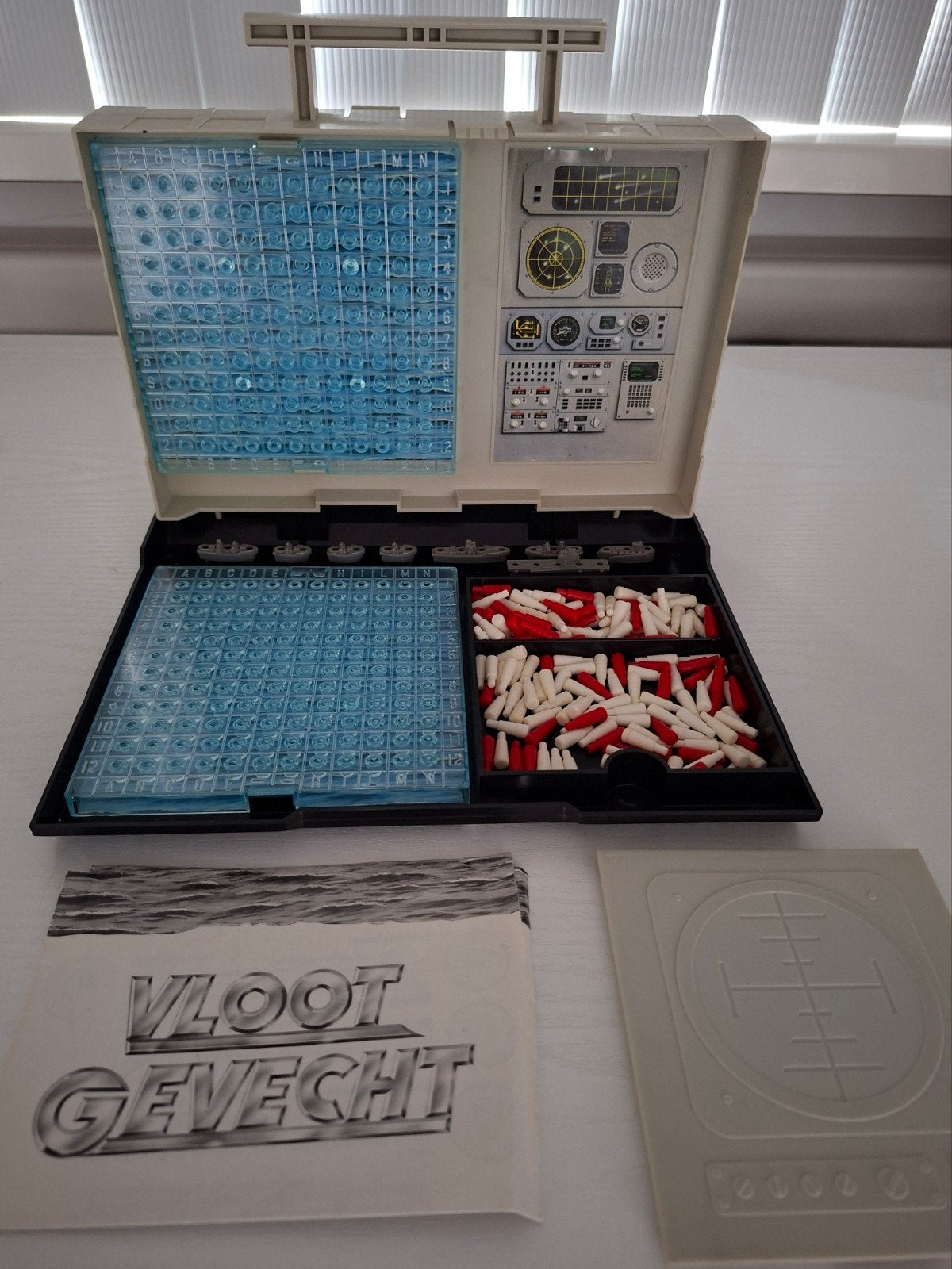 Vloot Gevecht (Zeeslag) - Compleet en in goede staat, MB Spellen, Een of twee spelers, Ophalen of Verzenden, Zo goed als nieuw