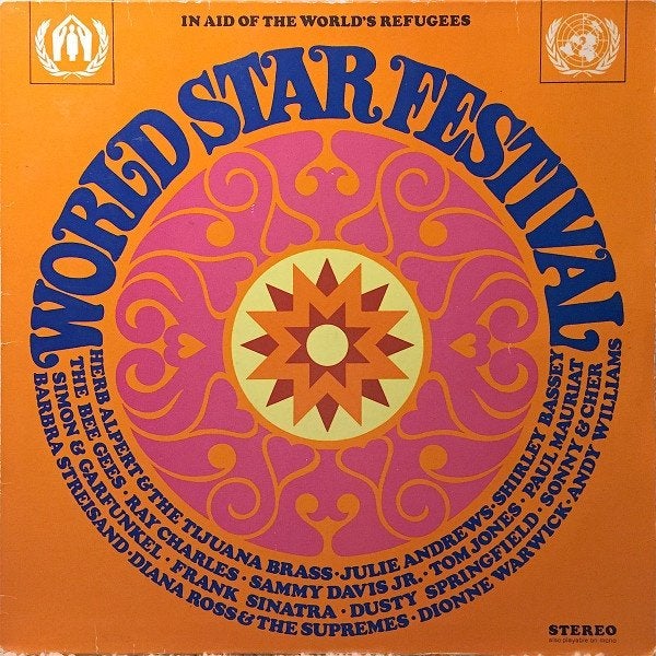 Vinyl  LP World Star Festival in aid of the world’s refuges, Beschermende buitenhoes, LP, Gebruikt, Ophalen of Verzenden