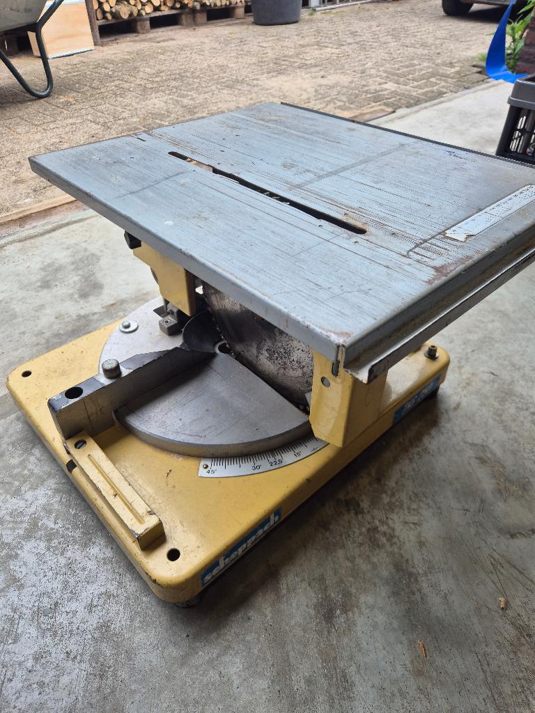 tafelzaagmachine, Gebruikt, Cirkelzaag, Ophalen of Verzenden, 1200 watt of meer