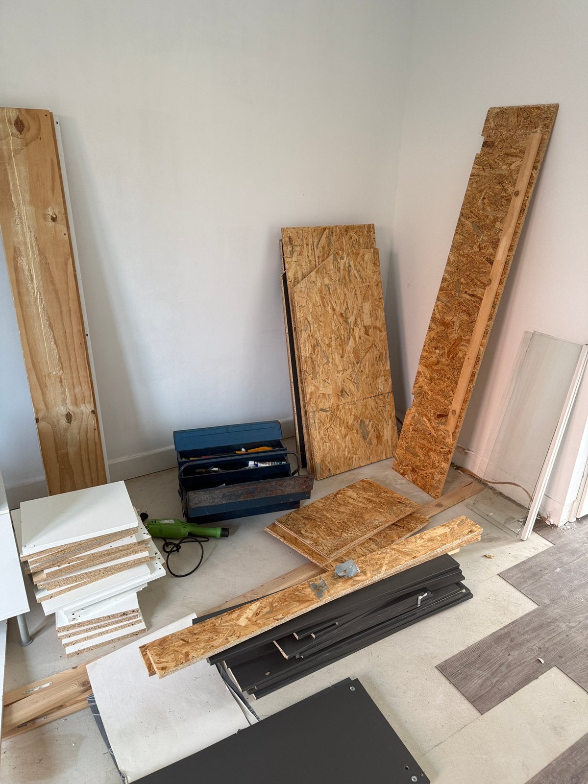 Divers hout, Ophalen, Gebruikt, Overige typen, 50 mm of meer