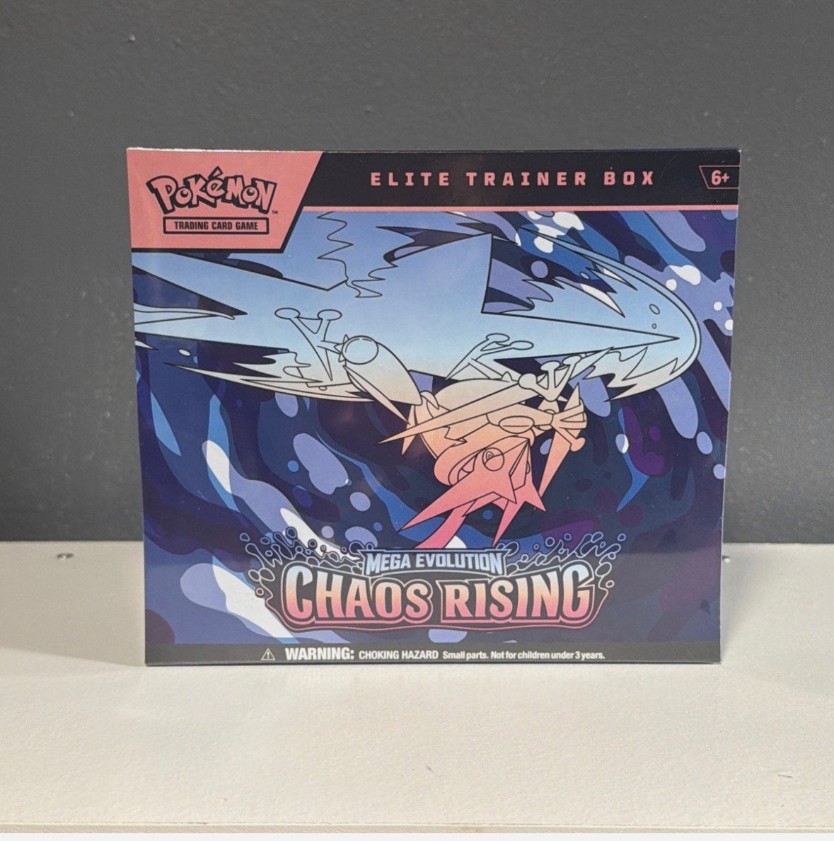 Pokémon Mega Evolution Chaos Rising Elite Trainer Box, Ophalen of Verzenden, Nieuw, Overige typen, Foil
