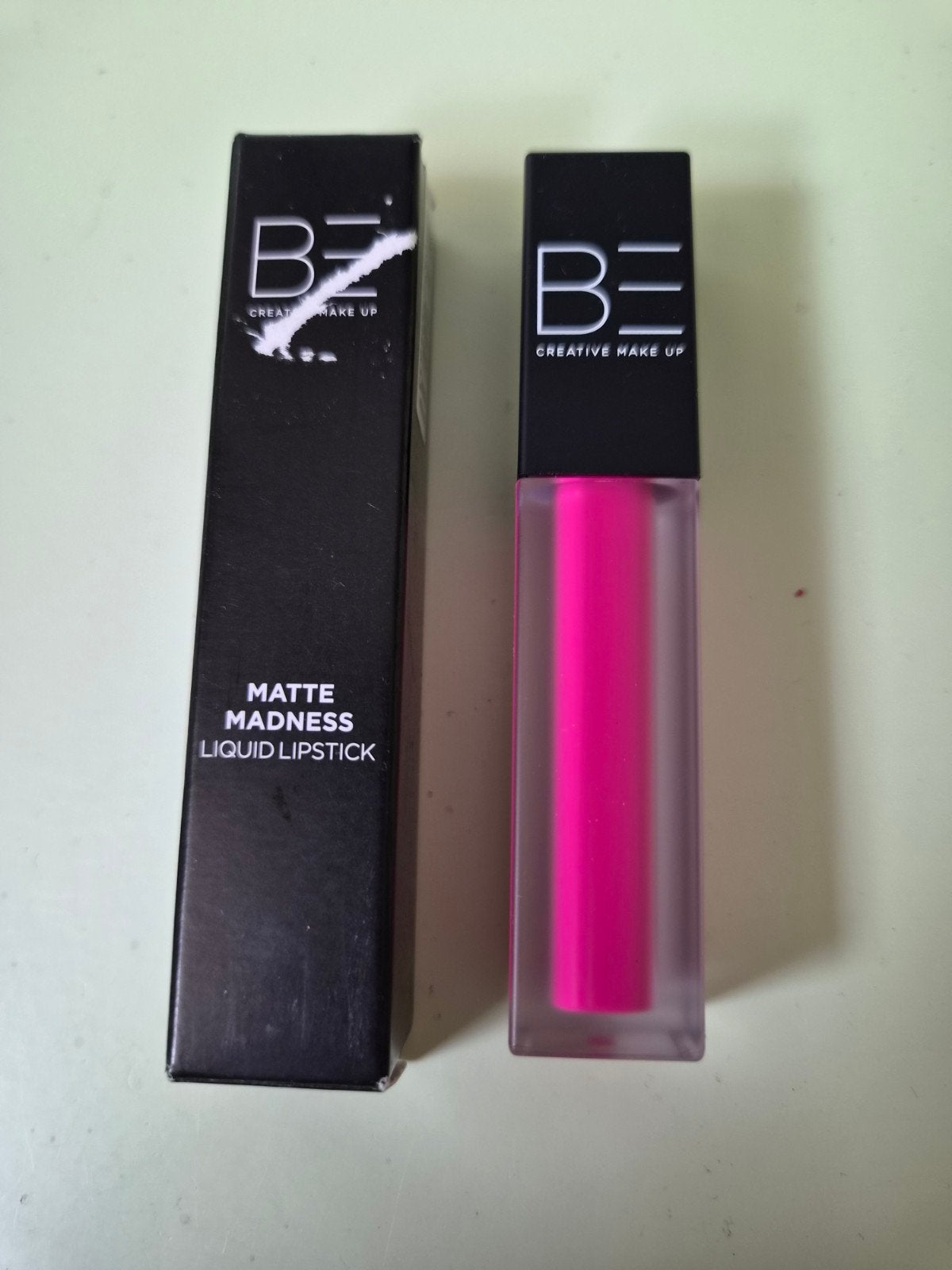 BE creative make up liquid lipstick mat 007 pink raise, Ophalen of Verzenden, Nieuw, Roze, Lippen