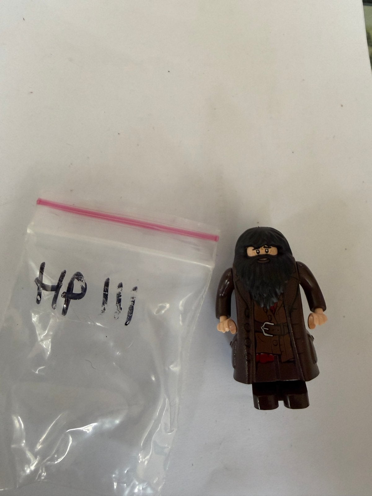 Lego Harry Potter Hagrid Minifiguur HP111, Ophalen of Verzenden, Gebruikt, Lego