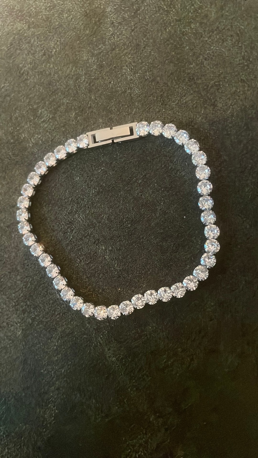 Lucardi diamante armband, Ophalen of Verzenden, Zo goed als nieuw, Zilver