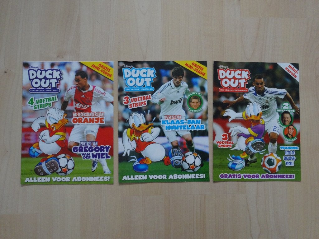 Duck Out vrolijk voetbal blad (NIEUW), Boeken, Eén stripboek, Ophalen of Verzenden, Nieuw