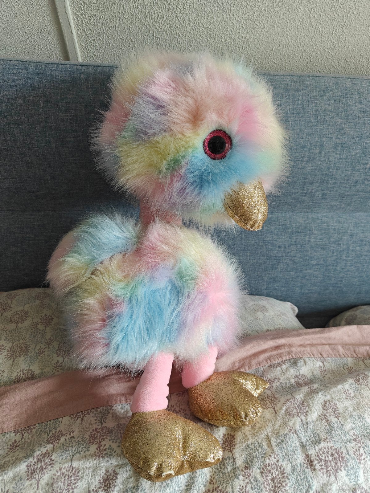 Grote struisvogel knuffel, Ophalen of Verzenden, Zo goed als nieuw