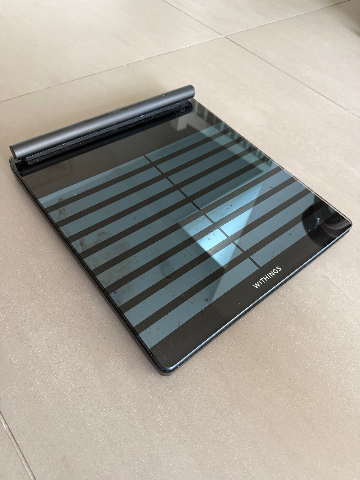 Withings Body Scan - Slimme Personenweegschaal - nieuwstaat!, Witgoed en Apparatuur, Weegschalen, 100 kg of meer, Ophalen of Verzenden