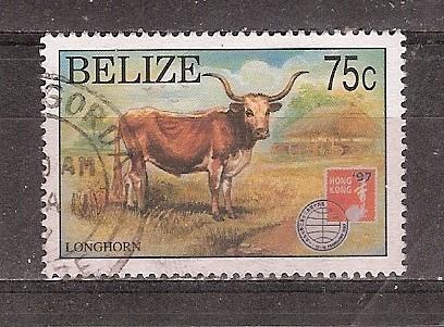 Belize, Rundvee, 1997., Ophalen of Verzenden, Gestempeld, Midden-Amerika