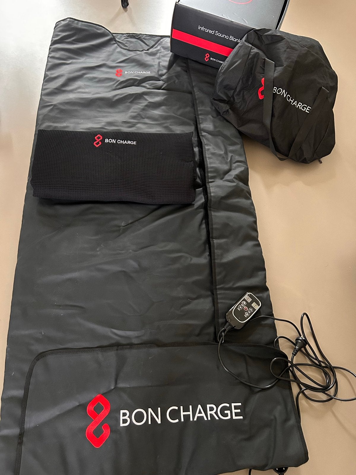BON CHARGE Infrarood Saunadeken, Ophalen of Verzenden, Gebruikt, Infrarood, Toebehoren