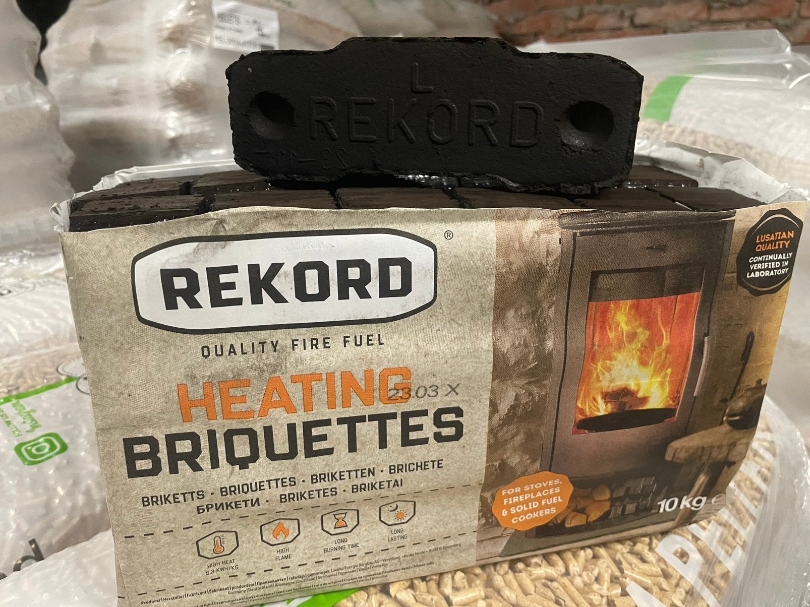 Bruinkool 10kg Rekord, Minder dan 3 m³, Ophalen