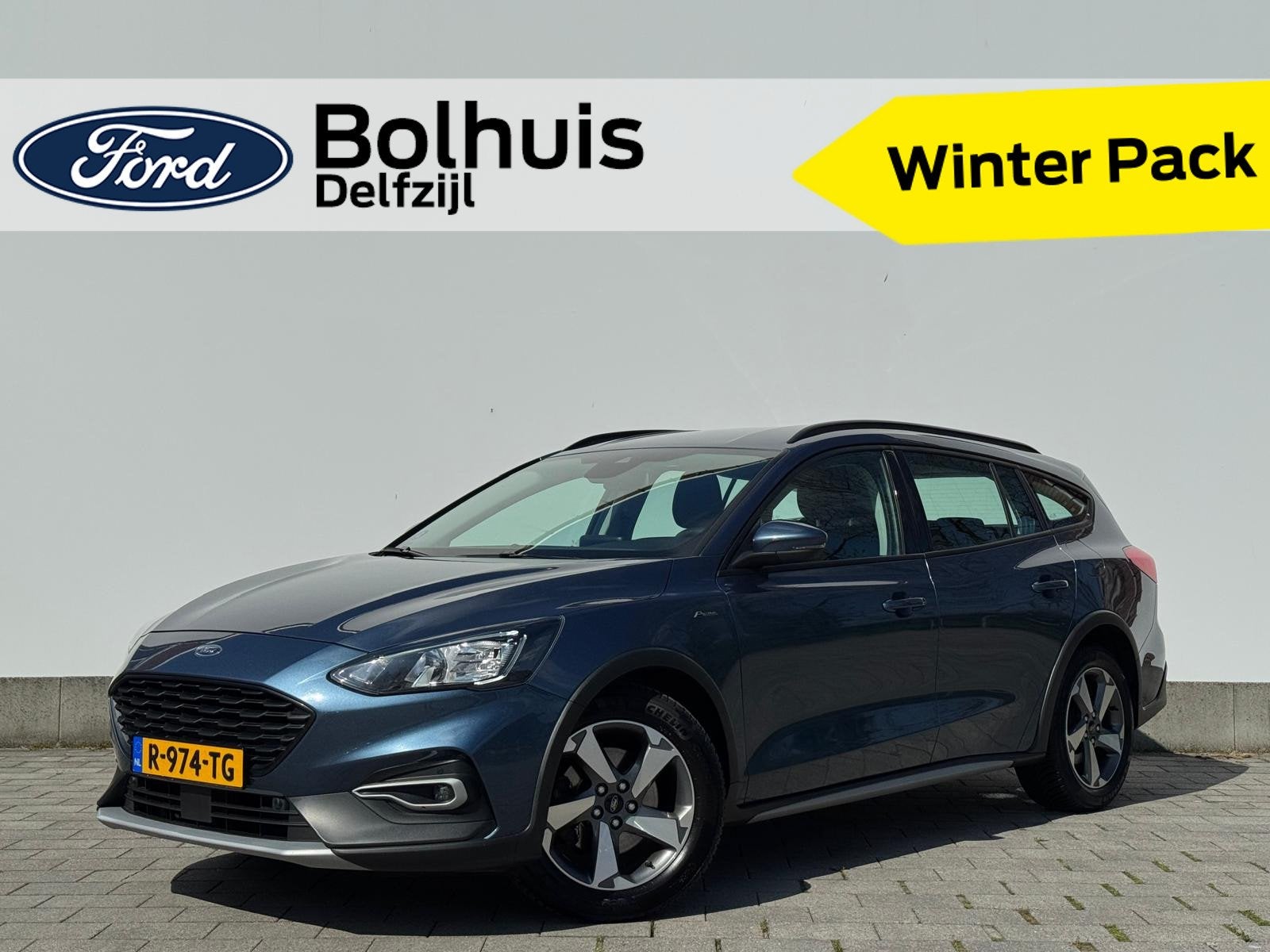 Ford FOCUS Wagon EcoBoost Active Business | Winter Pack | Pa, Auto's, Ford, Stof, Gebruikt, Euro 6, Grijs