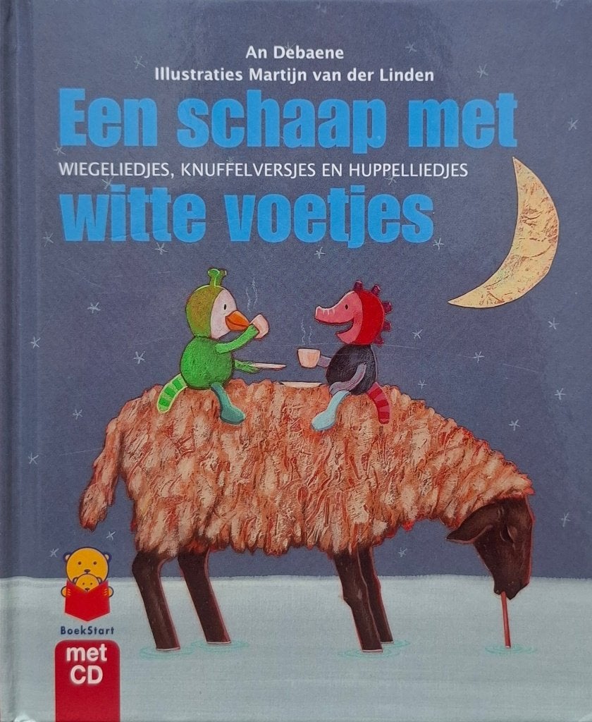 Een schaap met witte voetjes - Boek en audio CD (ZGAN), Boeken, Fictie algemeen, Jongen of Meisje, An Debaene, Ophalen of Verzenden