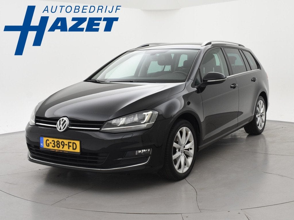 Volkswagen Golf Variant 1.4 TSI DSG AUT. + TREKHAAK | MASSAG, Gebruikt, 4 cilinders, Zwart, 19 km/l