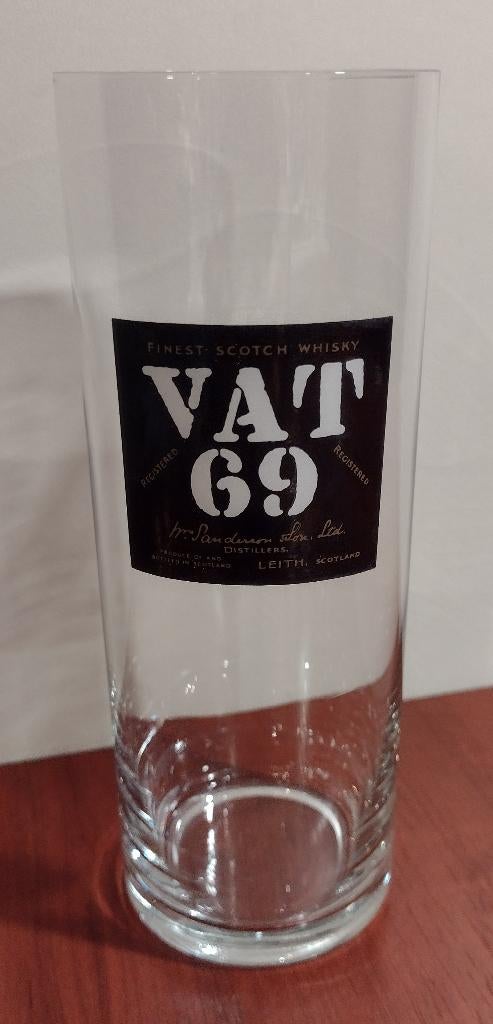 Vintage VAT 69 Scotch Whisky Mixglas 24cl Jaren ‘70., Verzamelen, Ophalen of Verzenden, Zo goed als nieuw, Gebruiksvoorwerp