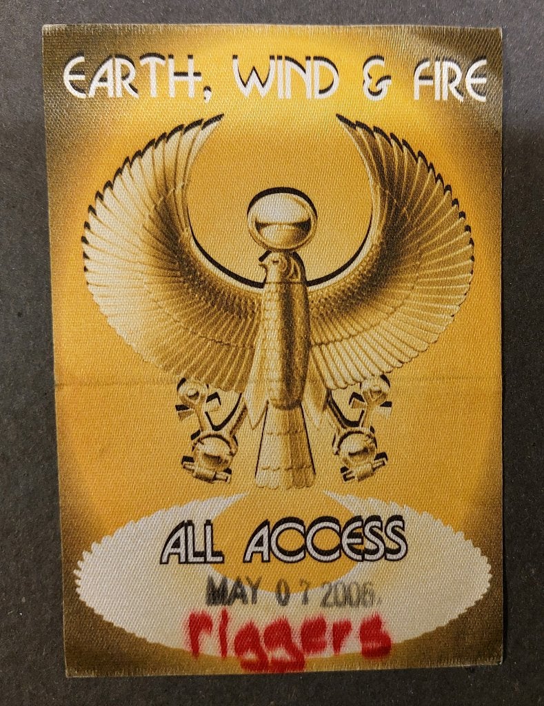 Earth Wind & Fire BACKSTAGE PASS Rotterdam 2006 Origineel !, Verzamelen, Gebruikt, EWF, Verzenden, NvT