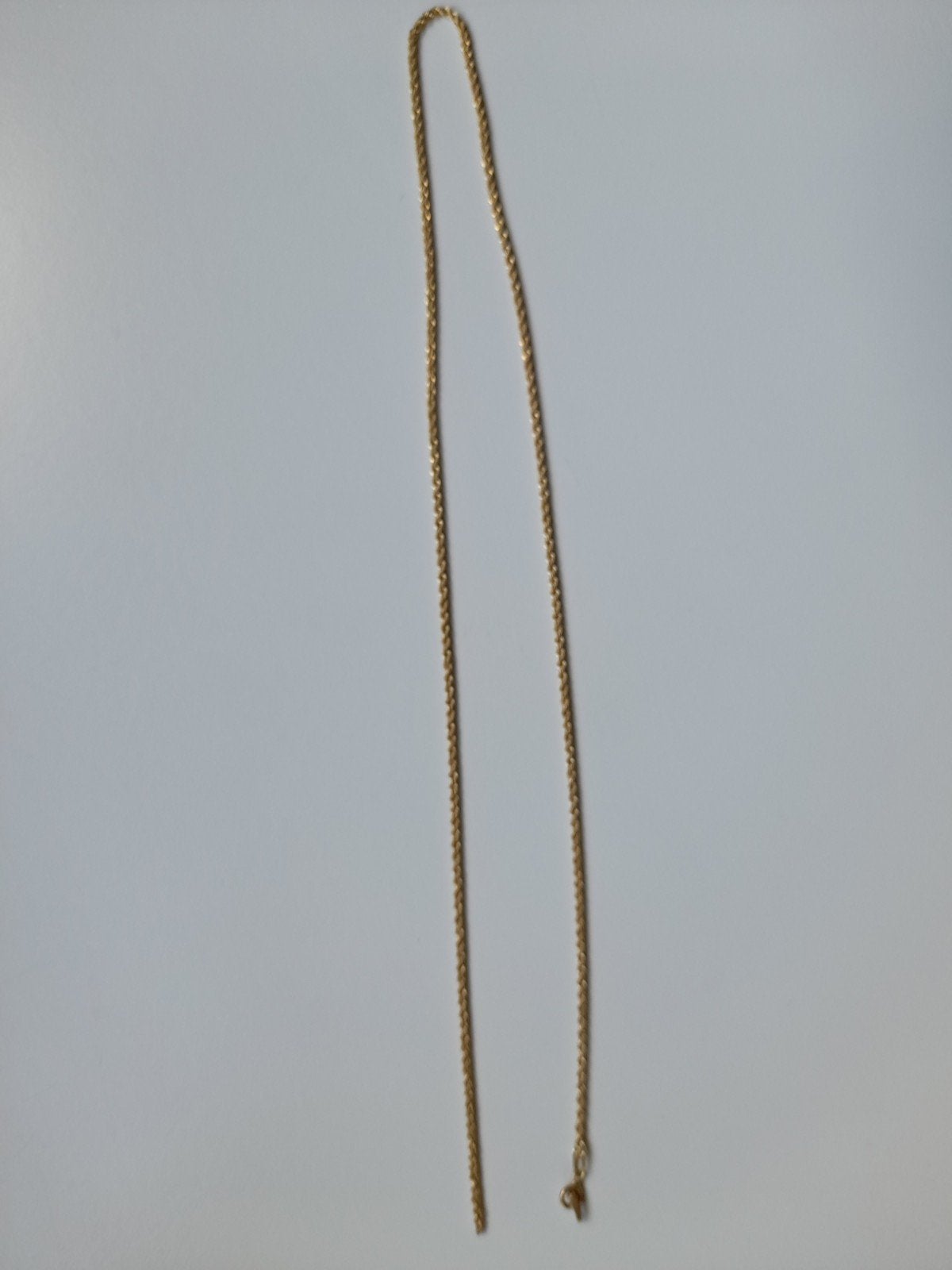 Gouden ketting, 18K goud, 44cm lang, Sieraden, Tassen en Uiterlijk, Ophalen of Verzenden, Gebruikt, Goud, Goud