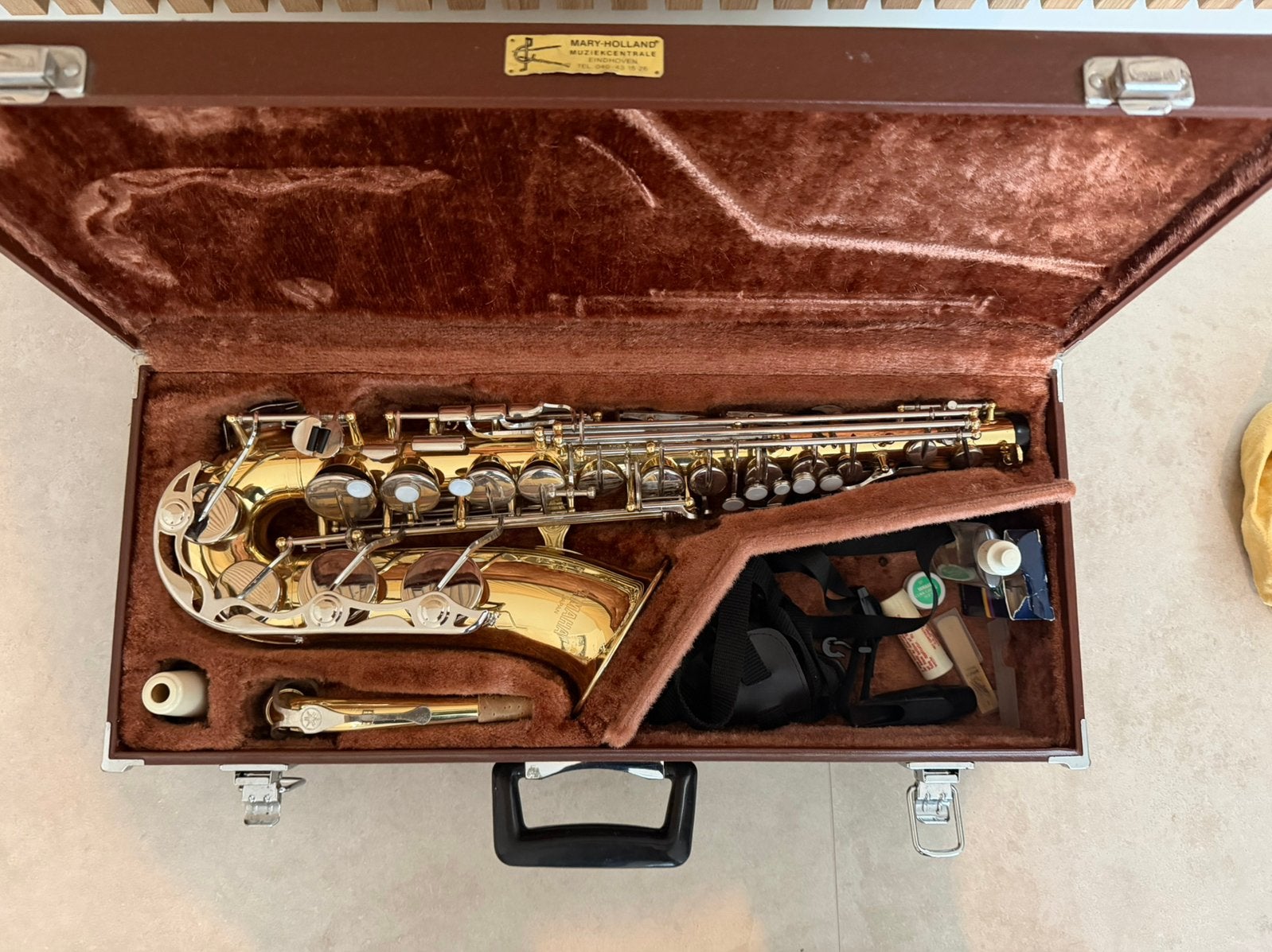 Yamaha YAS-25 altsaxofoon – originele koffer – nette staat, Ophalen, Gebruikt, Alt