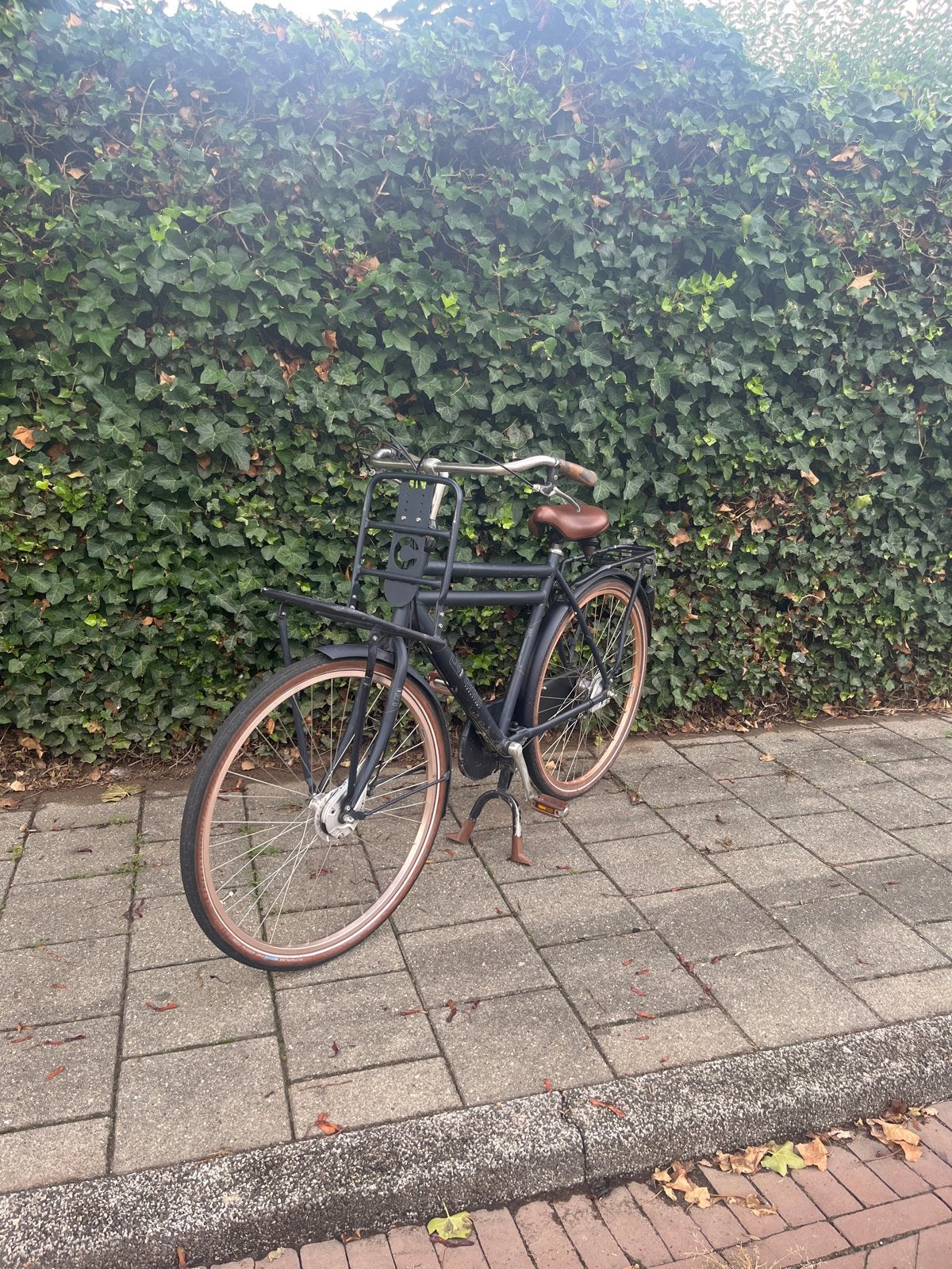 Cortina Herenfiets U4 Transport - Opknapper met mand en slot, Fietsen en Brommers, Terugtraprem, Gebruikt, Versnellingen, 49 tot 53 cm