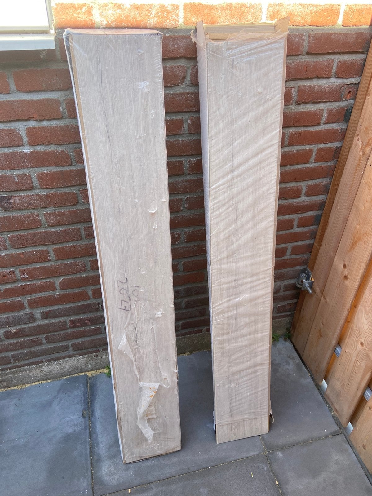 2 pakken laminaat, Ophalen, 50 tot 150 cm, Nieuw, 5 tot 10 m²