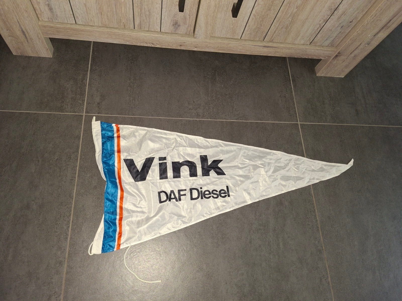 vink daf diesel vlag, Ophalen of Verzenden, Zo goed als nieuw, Reclamebord