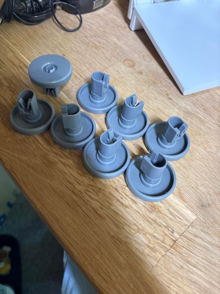 8 Wieltjes voor afwasmachinerek (set van 8), Ophalen of Verzenden, Nieuw