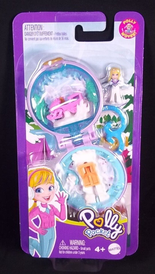 Polly pocket mattel sneeuwset, nieuw in box, Verzenden
