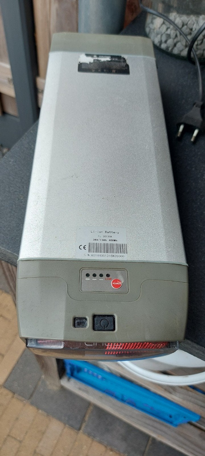 Forza fiets accu met lader - 36V/13Ah 300Wh, Ophalen, Zo goed als nieuw