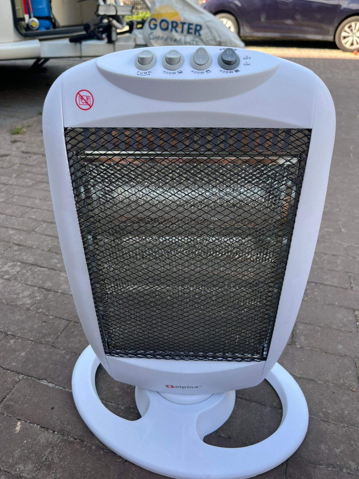 Alpina halogeenkachel, Ophalen of Verzenden, Zo goed als nieuw