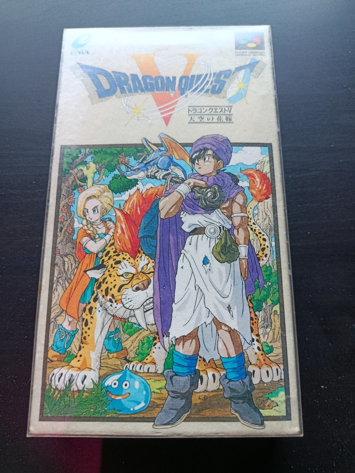 Dragon Quest V Super Famicom CIB ZGAN, 1 speler, Ophalen of Verzenden, Zo goed als nieuw, Role Playing Game (Rpg)