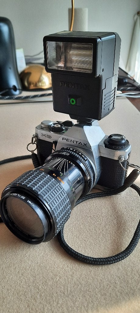 ASAHI PENTAX MG compleet met accessoires, Ophalen, Zo goed als nieuw, Spiegelreflex, Pentax