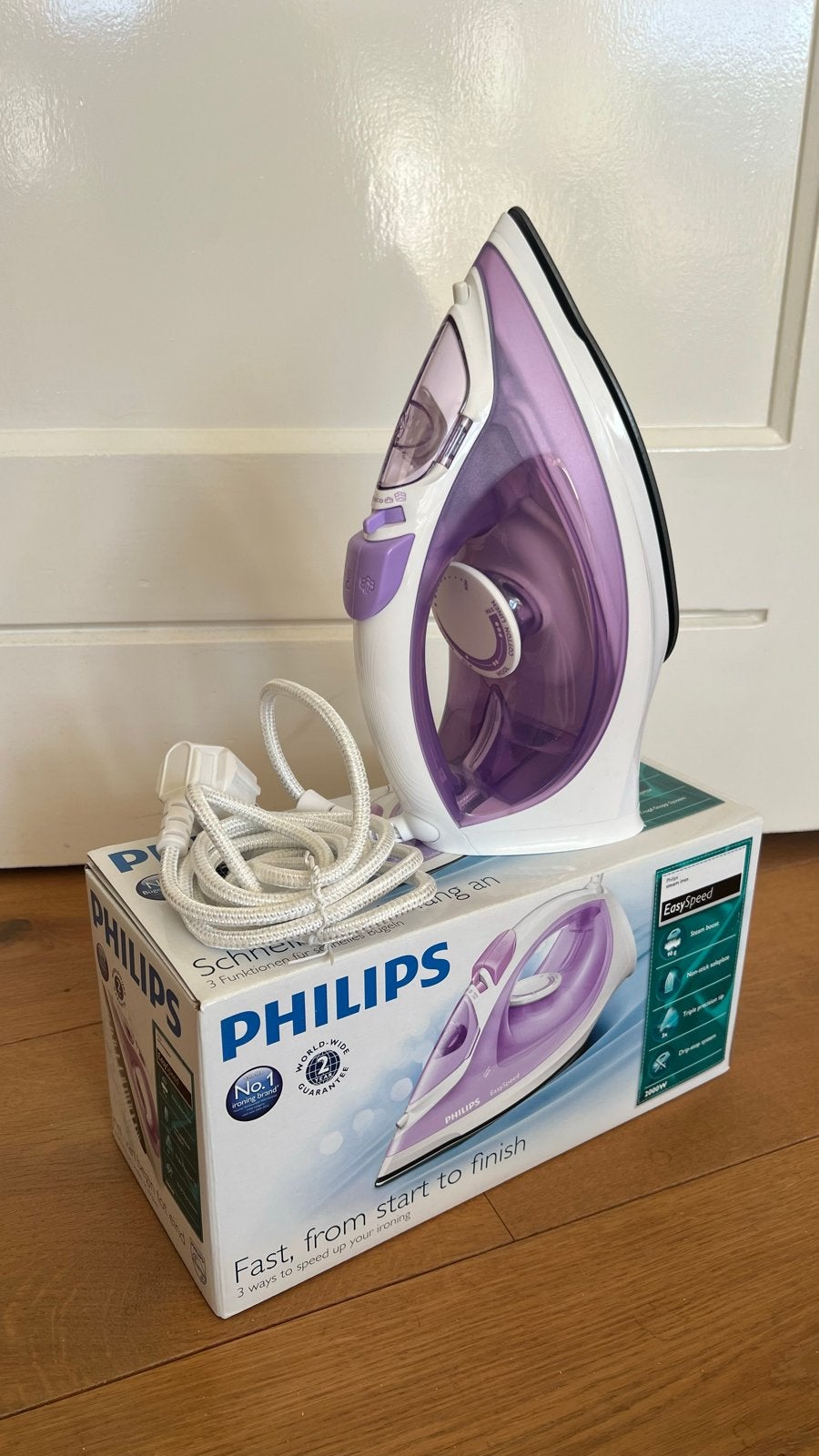Philips EasySpeed Strijkijzer GC1026 - Snel en Efficiënt, Ophalen, Zo goed als nieuw, Strijkijzer met snoer