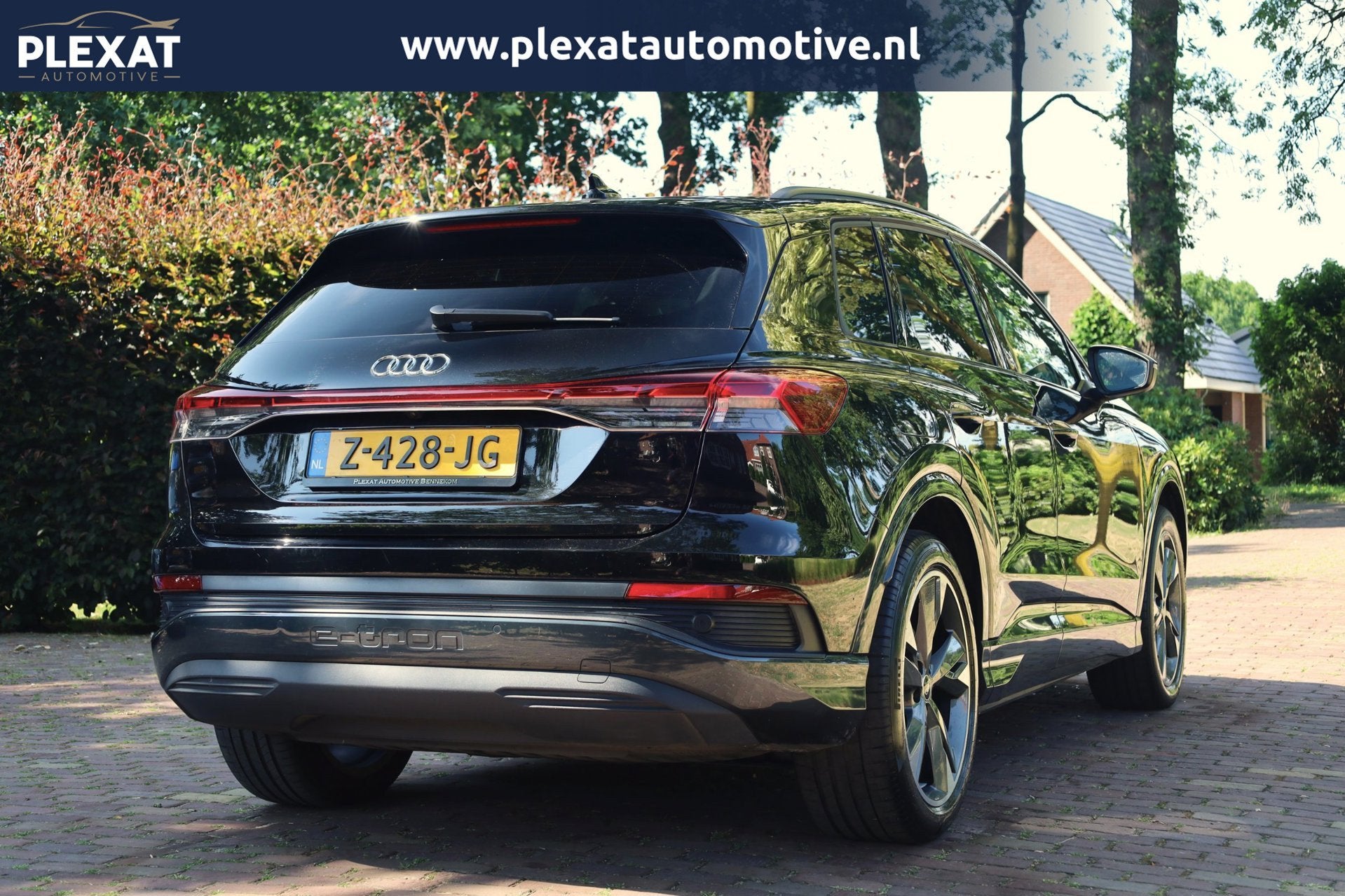Audi Q4 e-tron 45 Advanced edition 82 kWh Aut. | 94% SOH | S, Auto's, Audi, Automaat, Gebruikt, Zwart, 82 kWh