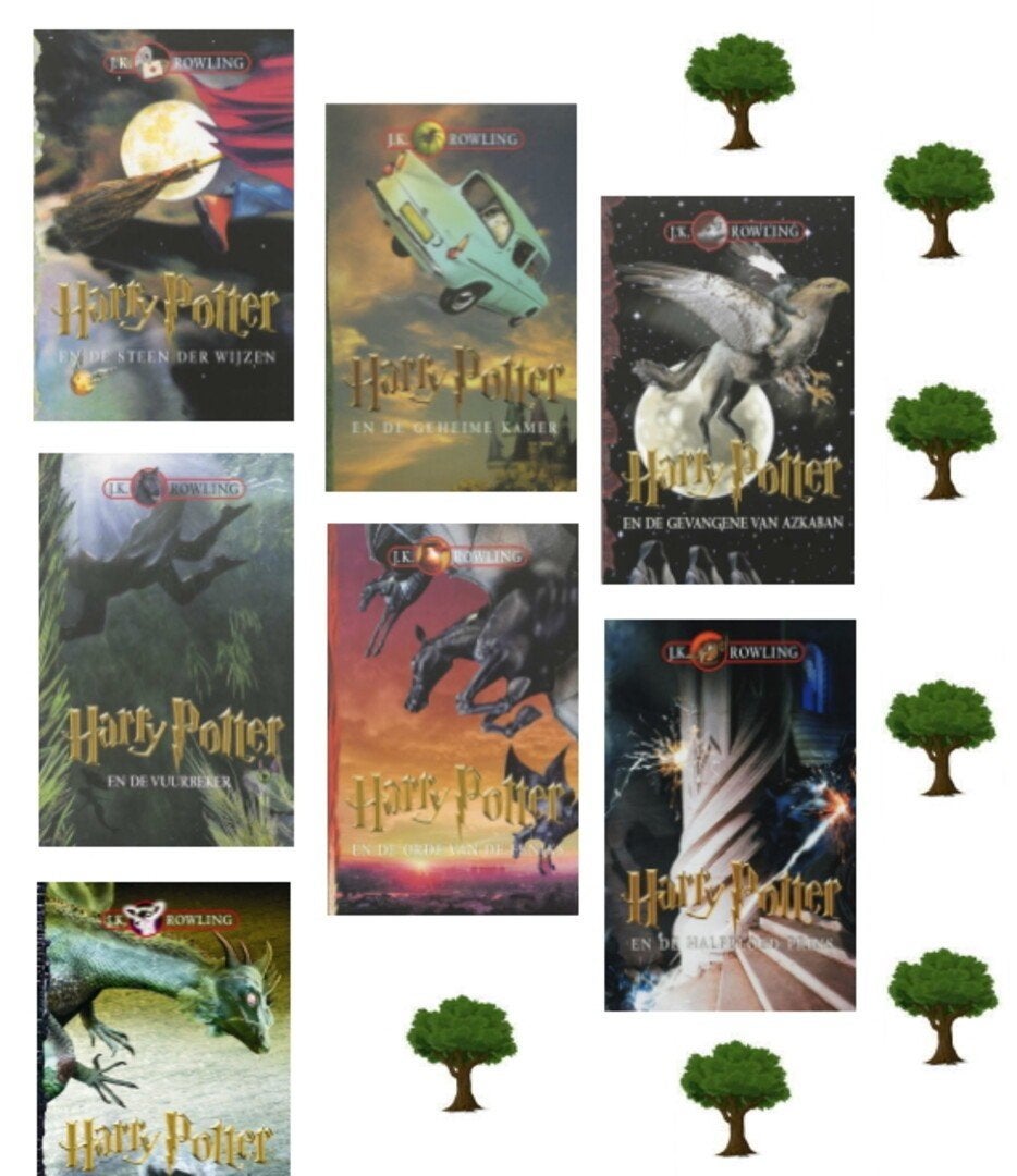 Harry Potter Boekenreeks - Deel 1 t/m 7 (Nederlands), Ophalen of Verzenden, Gelezen