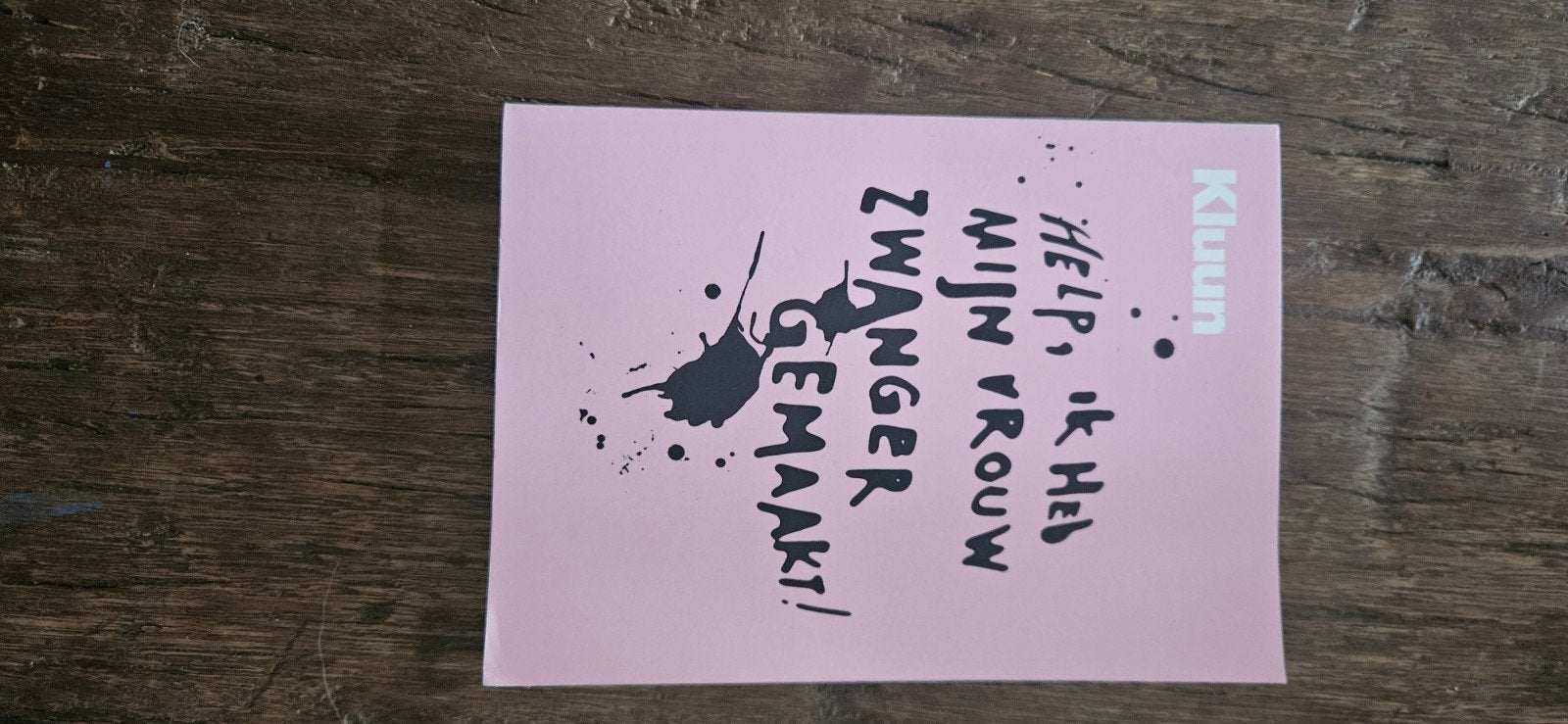 Kluun - Help, ik heb mijn vrouw zwanger gemaakt!, Ophalen of Verzenden, Zo goed als nieuw, Zwangerschap en Bevalling, Kluun