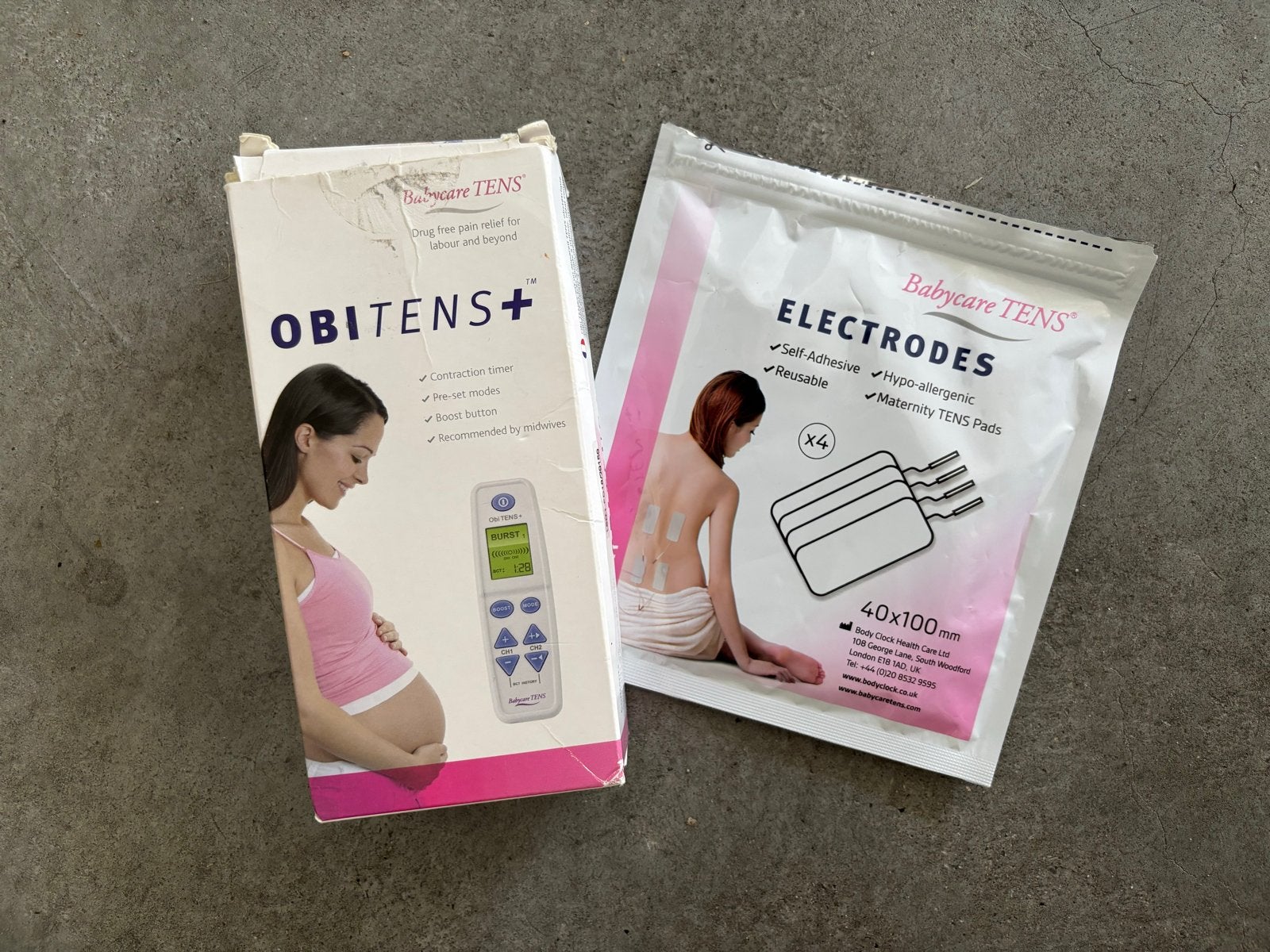 TENS OBITENS+ met elektroden, Ophalen of Verzenden, Zo goed als nieuw, Zwangerschap en Bevalling
