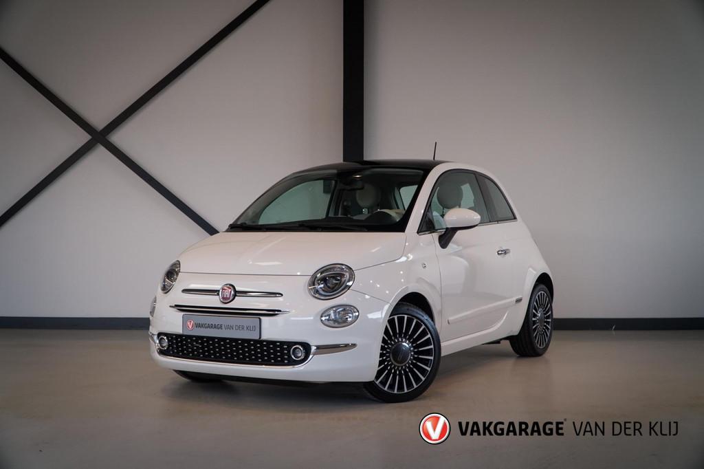 Fiat 500 0.9 TwinAir Turbo Lounge | Panorama | Navigatie | C, Auto's, Fiat, Voorwielaandrijving, Gebruikt, Elektrische ramen, Leder en Stof