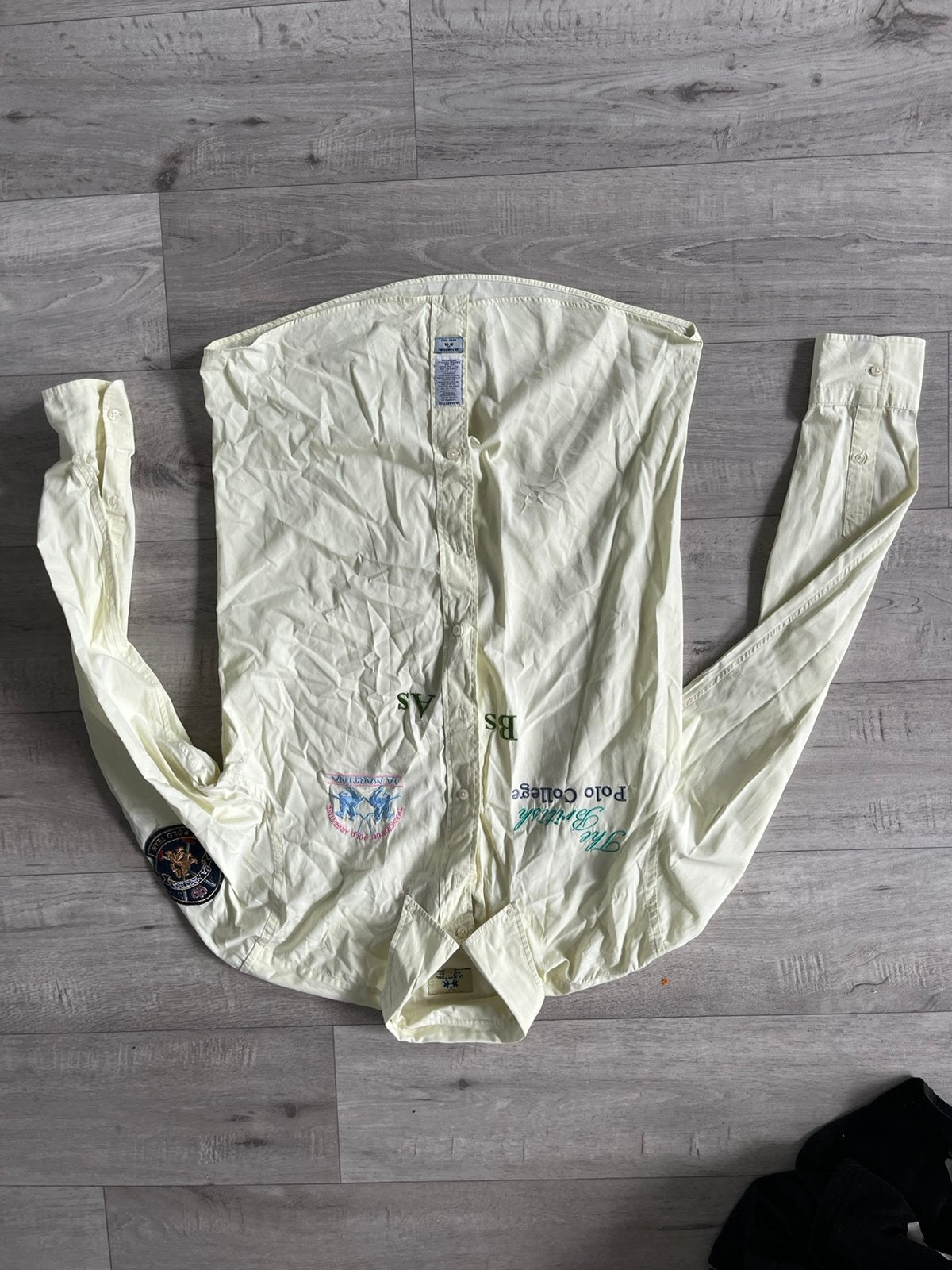Overhemd van het merk La Martina maat XL, Ophalen of Verzenden, Zo goed als nieuw, Blauw, Halswijdte 43/44 (XL)