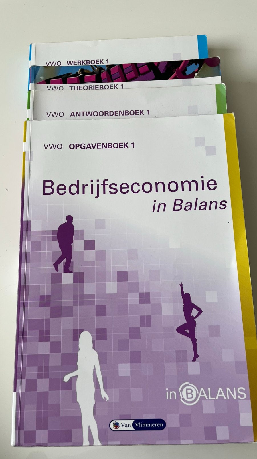 In Balans Bedrijfseconomie VWO Deel 1 Set 4 Boeken, Ophalen of Verzenden, Gelezen