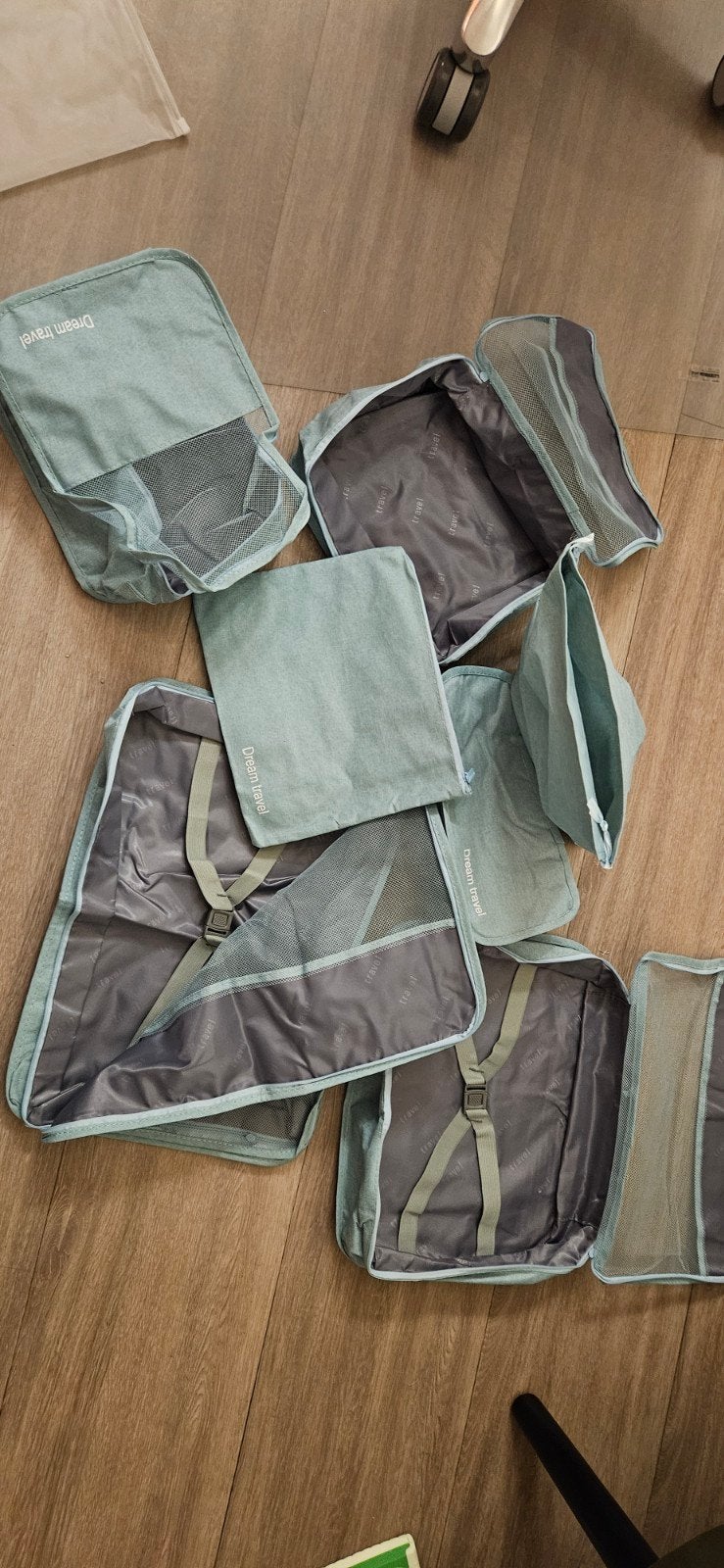 Complete Reis Organizer Set - 7 Stuks, 40 tot 60 cm, 20 tot 30 cm, Ophalen of Verzenden, Groen