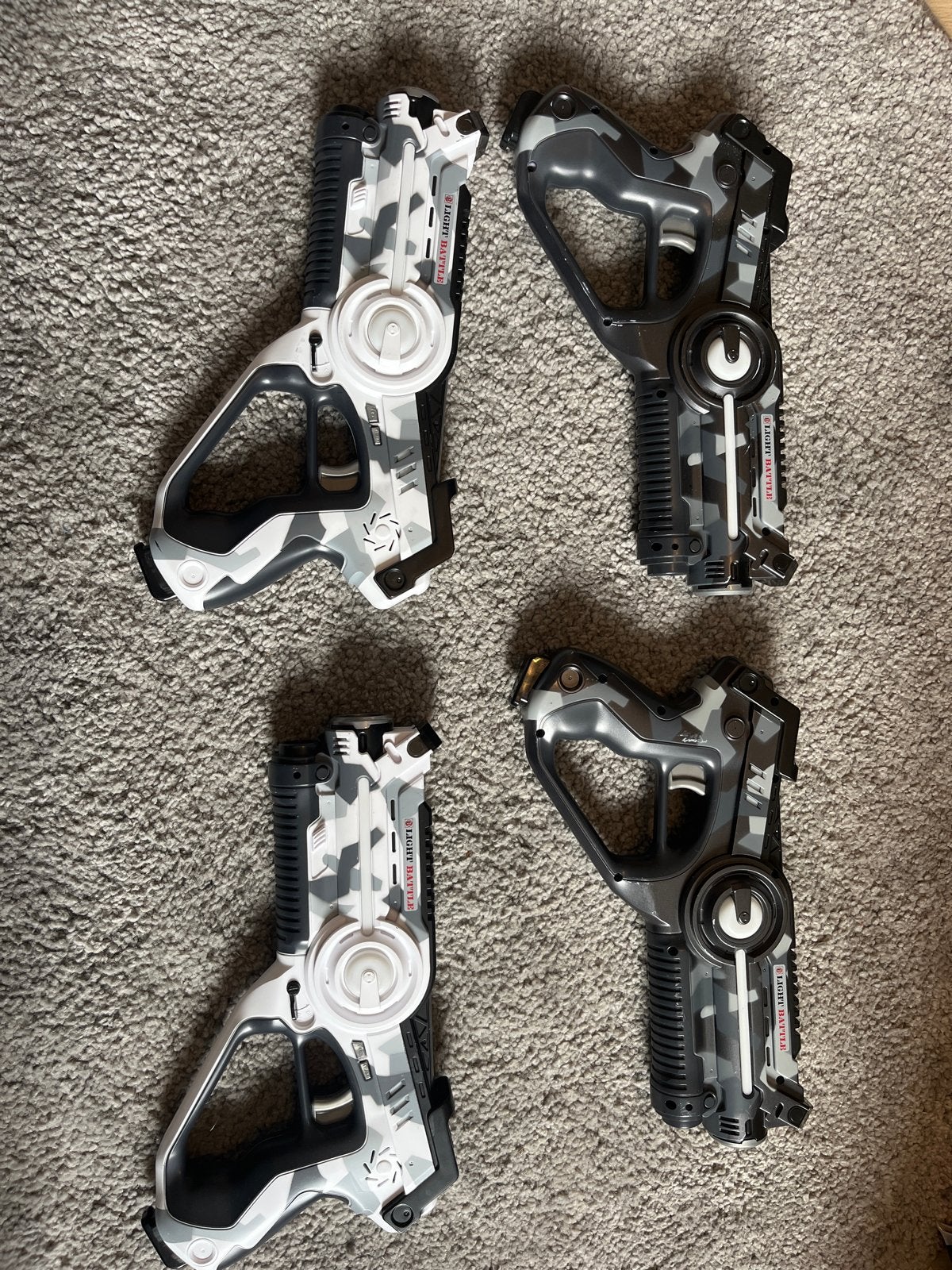 Light Battle Lasergame Set - 4 Laserguns, Ophalen, Gebruikt, Jongen of Meisje