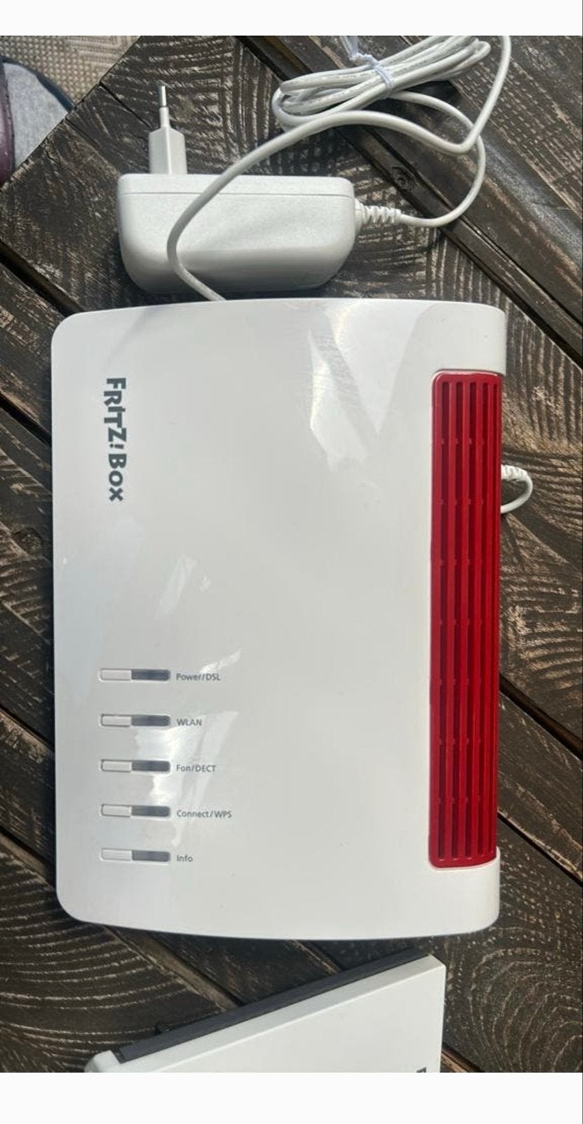FRITZ!Box 7590 OR Router en Modem, Ophalen of Verzenden, Zo goed als nieuw, Router met modem