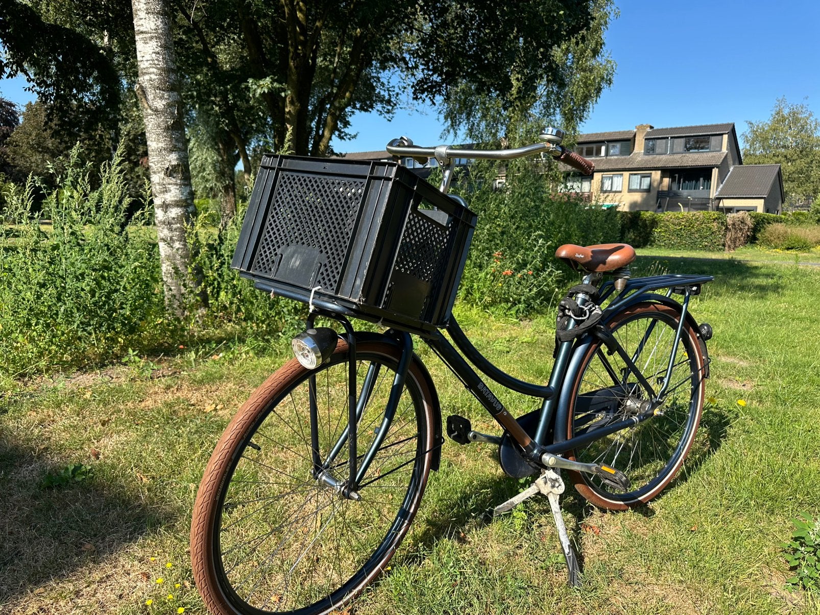 Blauwe Batavus CNCTD transportfiets 28inch frame 49cm, 47 tot 50 cm, Ophalen, Zo goed als nieuw, Versnellingen