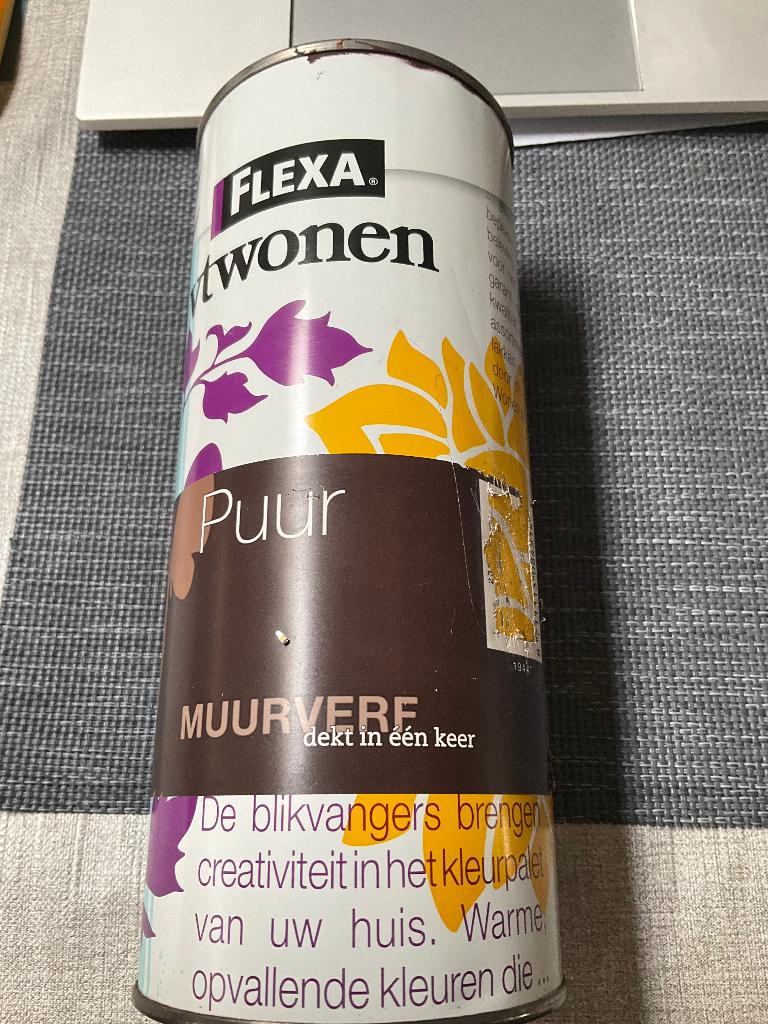 Flexa (muur) verf, Bruin, Ophalen of Verzenden, Minder dan 5 liter, Verf
