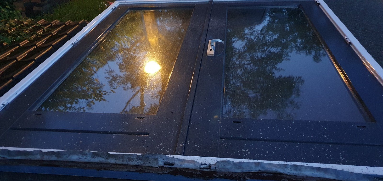 Tuindeuren openslaande deuren
Met kozijn hardhout
Dubbelglas, Doe-het-zelf en Verbouw, Kozijnen en Schuifpuien, Gebruikt, Deurkozijn