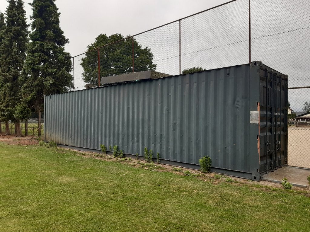 Container opslag 40 ft, Ophalen, Gebruikt